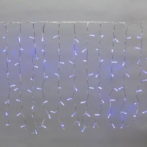 Гирлянда Светодиодный Дождь 2x0,8м, прозрачный провод, 230 В, диоды Синие (нужен шнур питания 303-500-1)